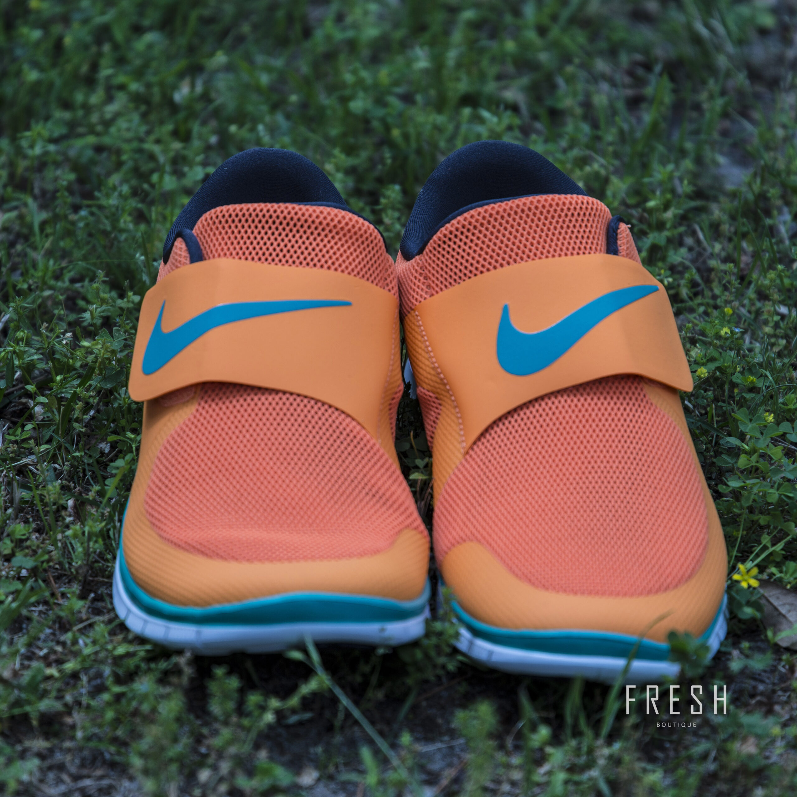 Nike Free Socfly – Orange/Citrus/Blue/White Fresh Sneaker Boutique