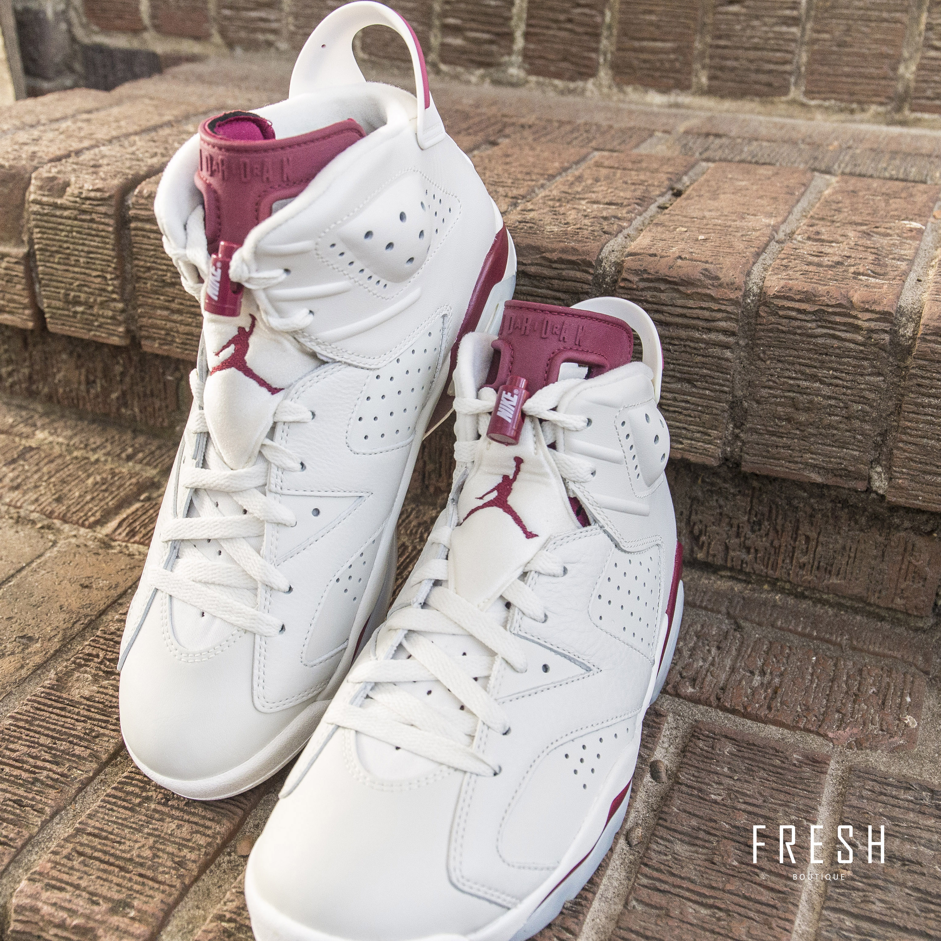 Air Jordan 6 Retro – Maroon/Off White – Fresh Sneaker Boutique